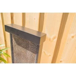 Forged Water 26"H Hammered Copper Outdoor LED Wall Fountain -Kenroy Store forged water 26 inchh hammered copper outdoor led wall fountain 66h94views4