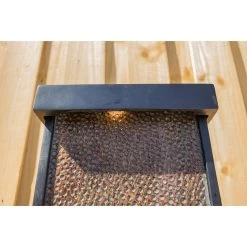 Forged Water 26"H Hammered Copper Outdoor LED Wall Fountain -Kenroy Store forged water 26 inchh hammered copper outdoor led wall fountain 66h94views5