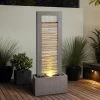 Gantry 48"H Gray And Cream LED Indoor/Outdoor Floor Fountain -Kenroy Store gantry 48 inchh gray and cream led indoor outdoor floor fountain 78e52cropped