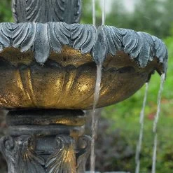 Ibiza 62" High Zinc 3-Tier LED Outdoor Floor Water Fountain 11 Ibiza 62" High Zinc 3-Tier LED Outdoor Floor Water Fountain -Kenroy Store ibiza 62 inch high zinc 3 tier led outdoor floor water fountain 78f12views3