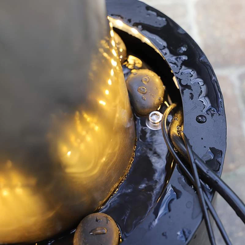 Kenroy Home 46 1/2" High Steel Pillar LED Floor Fountain 7 Kenroy Home 46 1/2" High Steel Pillar LED Floor Fountain - Image 5