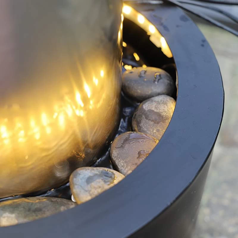 Kenroy Home 46 1/2" High Steel Pillar LED Floor Fountain 8 Kenroy Home 46 1/2" High Steel Pillar LED Floor Fountain - Image 6