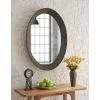 Kenroy Home Antillean Galvanized 27" X 37" Oval Wall Mirror -Kenroy Store kenroy home antillean galvanized 27 inch x 37 inch oval wall mirror 83p94cropped