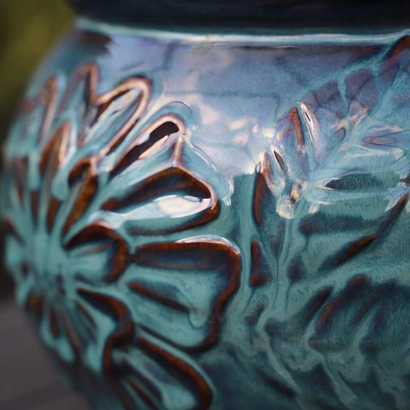 Kenroy Home Bird And Flowers 10 1/4" High Blue LED Tabletop Fountain 8 Kenroy Home Bird And Flowers 10 1/4" High Blue LED Tabletop Fountain - Image 6