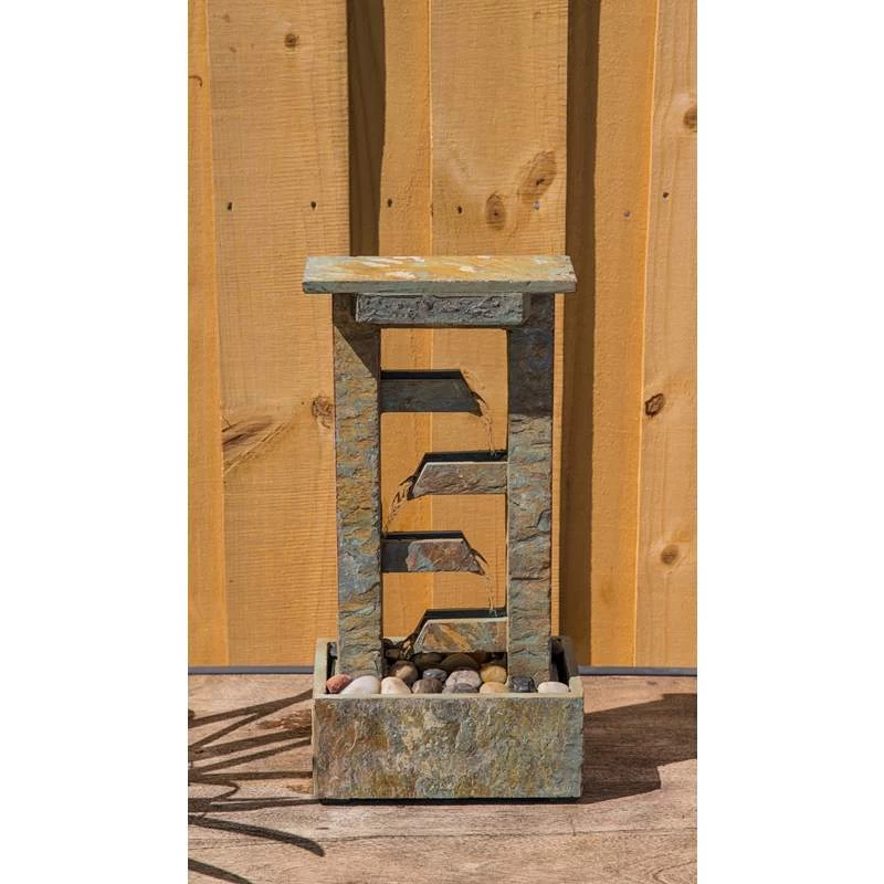 Kenroy Home Channel 19" High Slate Indoor LED Table Fountain 5 Kenroy Home Channel 19" High Slate Indoor LED Table Fountain - Image 3