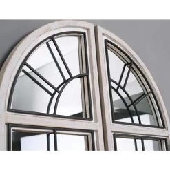 Kenroy Home Doublet White 15" X 42" Wall Mirrors Set Of 2 -Kenroy Store kenroy home doublet white 15 inch x 42 inch wall mirrors set of 2 83j22views2