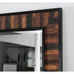 Kenroy Home Estaba Dark Wood 31 1/2 X 65 1/2" Floor Mirror -Kenroy Store kenroy home estaba dark wood 31 and one half x 65 and one half inch floor mirror 83m37views4