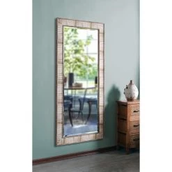 Kenroy Home Estaba Light Wood 31 1/2 X 65 1/2" Floor Mirror