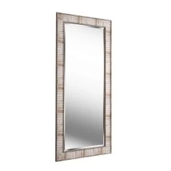 Kenroy Home Estaba Light Wood 31 1/2 X 65 1/2" Floor Mirror -Kenroy Store kenroy home estaba light wood 31 and one half x 65 and one half inch floor mirror 83m38views1