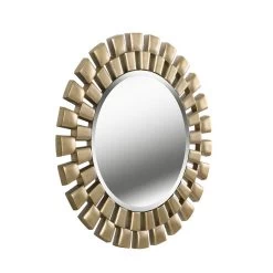 Kenroy Home Gilbert Antique Brass 36" Round Wall Mirror -Kenroy Store kenroy home gilbert antique brass 36 inch round wall mirror 83j19views1