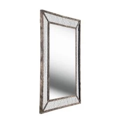 Kenroy Home Grover Weathered Brown 30" X 40" Wall Mirror -Kenroy Store kenroy home grover weathered brown 30 inch x 40 inch wall mirror 83r08views1
