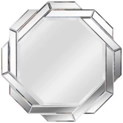 Kenroy Home Junction Glass 24" X 24" Wall Mirror