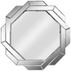 Kenroy Home Junction Glass 33 3/4" X 33 3/4" Wall Mirror