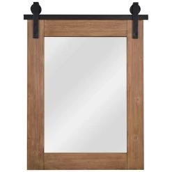 Kenroy Home Lacey Wood 30" X 40" Rectangular Wall Mirror