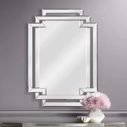 Kenroy Home Linas 31 1/2" X 44" Geometric Wall Mirror