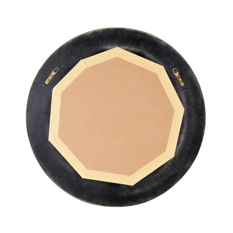 Kenroy Home North Antique Brass 34" Round Wall Mirror 7 Kenroy Home North Antique Brass 34" Round Wall Mirror - Image 5