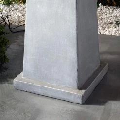 Kenroy Home Quad 31 1/2" High Concrete Solar LED Fountain -Kenroy Store kenroy home quad 31 and one half inch high concrete solar led fountain 862h0views3