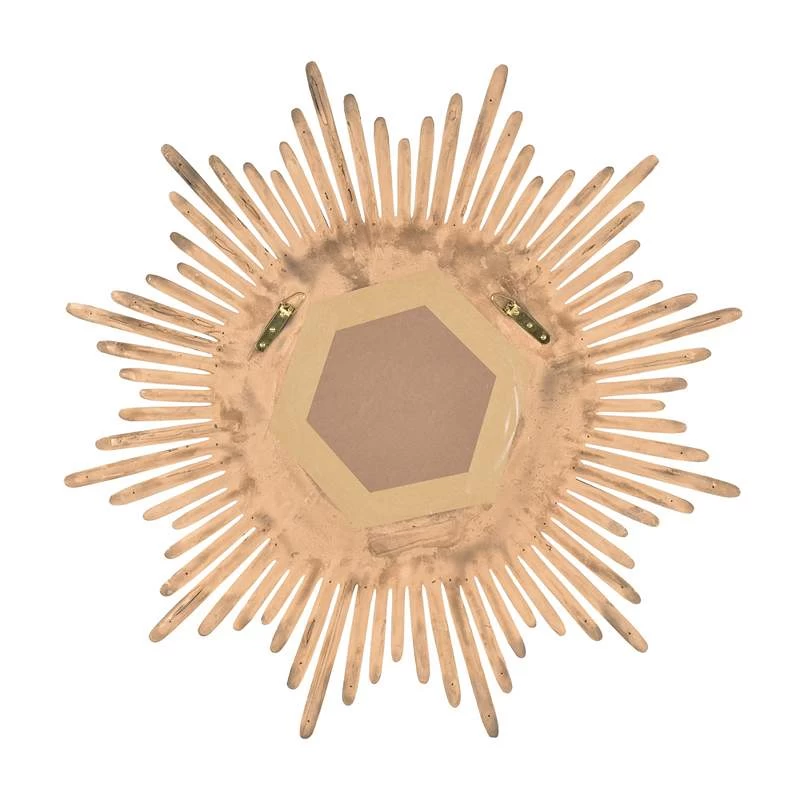 Kenroy Home Reyes Antique Gold 36" Round Wall Mirror 7 Kenroy Home Reyes Antique Gold 36" Round Wall Mirror - Image 5