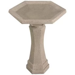Kenroy Home Riviera 22" High Sandstone Outdoor Bird Bath 9 Kenroy Home Riviera 22" High Sandstone Outdoor Bird Bath -Kenroy Store kenroy home riviera 22 inch high sandstone outdoor bird bath 916h0