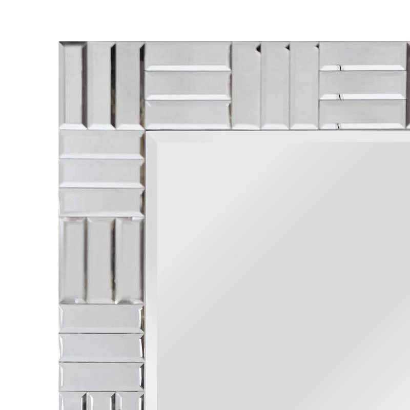 Kenroy Home Sparkle Chrome 28" X 44" Rectangular Wall Mirror 5 Kenroy Home Sparkle Chrome 28" X 44" Rectangular Wall Mirror - Image 3