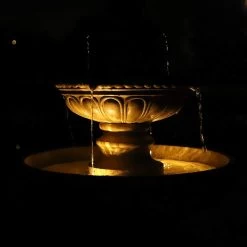 Kenroy Home Tucson 46"H Sandstone 3-Tier LED Floor Fountain -Kenroy Store kenroy home tucson 46 inchh sandstone 3 tier led floor fountain 85a37views2