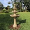 Kenroy Home Tucson 65"H Sandstone 4-Tier LED Floor Fountain -Kenroy Store kenroy home tucson 65 inchh sandstone 4 tier led floor fountain 85a41cropped