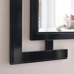 Mikoto Gloss Black 29" X 41" Wall Mirror -Kenroy Store mikoto gloss black 29 inch x 41 inch wall mirror t5012views4