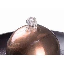 Modern Orb 35 1/2" Slate And Copper Bubbler Floor Fountain -Kenroy Store modern orb 35 and one half inch slate and copper bubbler floor fountain 66k61views2