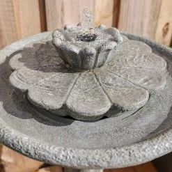 Nymph 25 1/2" High Weathered Stone Patio Bubbler Fountain -Kenroy Store nymph 25 and one half inch high weathered stone patio bubbler fountain 78f08views1