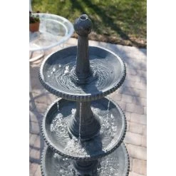 Palace 70" High Tiered Outdoor Courtyard Garden Fountain -Kenroy Store palace 70 inch high tiered outdoor courtyard garden fountain 66j03views4