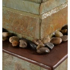 Pilaster Post 33" High Slate Indoor-Outdoor Bubbler Fountain 9 Pilaster Post 33" High Slate Indoor-Outdoor Bubbler Fountain -Kenroy Store pilaster post 33 inch high slate indoor outdoor bubbler fountain 66k62views2