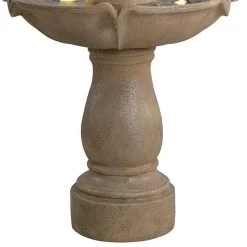 Plantation 62"H Sandstone 3-Tier Outdoor LED Floor Fountain 11 Plantation 62"H Sandstone 3-Tier Outdoor LED Floor Fountain -Kenroy Store plantation 62 inchh sandstone 3 tier outdoor led floor fountain 857h0views2