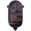 San Pablo 35" High Plum Bronze Outdoor LED Wall Fountain