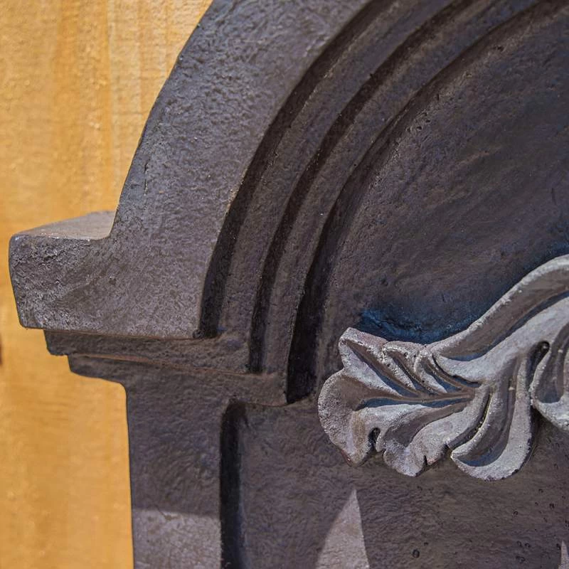 San Pablo 35" High Plum Bronze Outdoor LED Wall Fountain 6 San Pablo 35" High Plum Bronze Outdoor LED Wall Fountain - Image 4