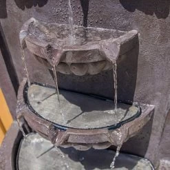 San Pablo 35" High Plum Bronze Outdoor LED Wall Fountain 12 San Pablo 35" High Plum Bronze Outdoor LED Wall Fountain -Kenroy Store san pablo 35 inch high plum bronze outdoor led wall fountain 66h96views4