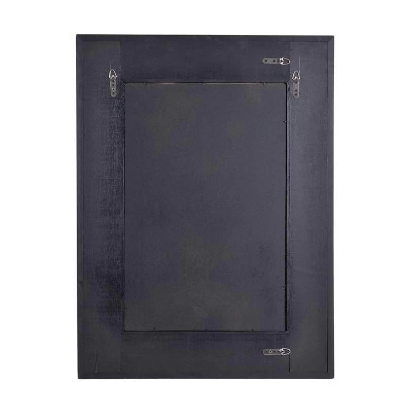 Searil Painted Wood And Rattan 30" X 40" Wall Mirror 6 Searil Painted Wood And Rattan 30" X 40" Wall Mirror - Image 4