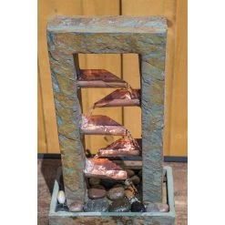 Spillway 19" High Slate And Copper Indoor Table Fountain 11 Spillway 19" High Slate And Copper Indoor Table Fountain -Kenroy Store spillway 19 inch high slate and copper indoor table fountain 66h64views3
