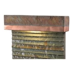 Stave 48" High Slate And Copper Outdoor LED Floor Fountain -Kenroy Store stave 48 inch high slate and copper outdoor led floor fountain 66k60views1
