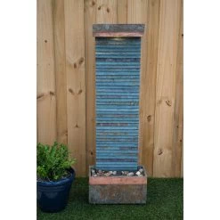 Stave 48" High Slate And Copper Outdoor LED Floor Fountain -Kenroy Store stave 48 inch high slate and copper outdoor led floor fountain 66k60views3