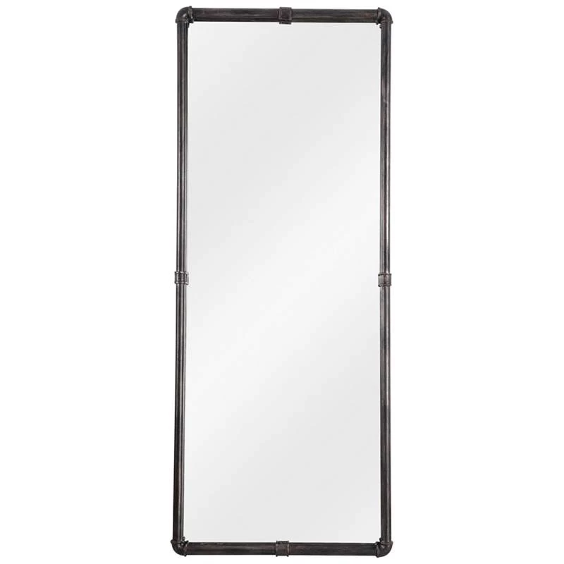 Steam Fitter Vintage Metal 24" X 60" Floor Mirror 4 Steam Fitter Vintage Metal 24" X 60" Floor Mirror - Image 2