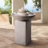 Stonewell 29" High Ivory Ceramic LED Outdoor Floor Fountain -Kenroy Store stonewell 29 inch high ivory ceramic led outdoor floor fountain 78f06cropped