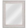 Warren Distressed White 29 1/4" X 35 1/4" Wall Mirror