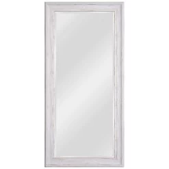 Warren Distressed Wood Finish 31 1/4" X 65 1/4" Floor Mirror