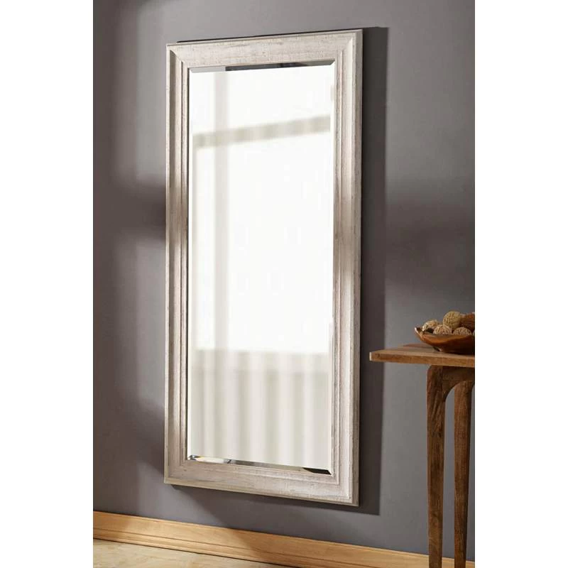 Warren Distressed Wood Finish 31 1/4" X 65 1/4" Floor Mirror 5 Warren Distressed Wood Finish 31 1/4" X 65 1/4" Floor Mirror - Image 3